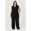 Calça Pantalona MySize com Detalhe Botão - Ícones