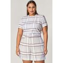 Short Estampado com Botão Pino - MySize Mirror