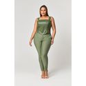 Semi Cropped Corset Couro MySize - Reflect Inverno 25