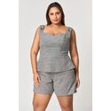 Short de Xadrez em Alfaiataria MySize - Reflect Inverno 25