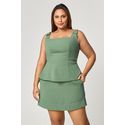 Saia Curta com Detalhe Botões MySize - Reflect Inverno 25