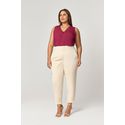 Calça Alfaiataria com Detalhe Botões MySize - Reflect Inverno 25