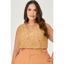 Blusa Regata de Renda - MySize - Sentir