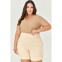Short com Detalhe Fenda Lateral - MySize - Sentir