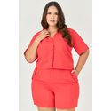 Short Alfaiataria com Botão Pérola - MySize - Sentir 