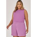 Semi Blusa com Detalhe Botões - MySize - Trópicos