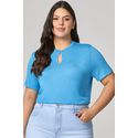 T-shirt com Detalhe Gota MySize - Verano