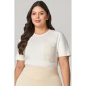 T-Shirt Malha com Detalhe Bolso MySize - Verano