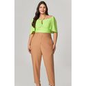 Calça Alfaiataria com Detalhe Botão Sol MySize - Verano