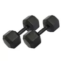 Par de Dumbbell Sextavado Pintado - 28kg