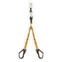 TALABARTE EM Y FITA ELÁSTICA 1,35 M COM ABS GANCHO 55 MM AT YFE ABS 707