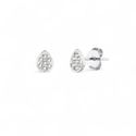 BRINCO ZIRCONIA GOTA 3X5MM - New prata e cia