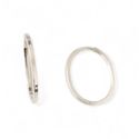 ARGOLA OVAL FIO QUADRADO M - New prata e cia