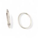 ARGOLA OVAL FIO QUADRADO G - New prata e cia