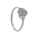 ANEL CORACAO ZIRCONIA PRATA 925 - New prata e cia