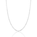CORRENTE PRATA 925 SINGAPURA 50CM - New prata e cia