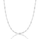 CORRENTE PRATA 925 SINGAPURA 45CM - New prata e cia