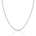 CORRENTE PRATA 925 CORDAO BAIANO 50CM - New prata e cia