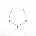PULSEIRA 3 ZIRCONIA INGLESA VERDE PRATA 925 - New prata e cia