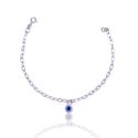 PULSEIRA 1 OLHO GREGO PRATA 925 - New prata e cia