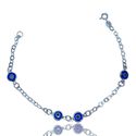 PULSEIRA 4 OLHO GREGO PRATA 925 - New prata e cia