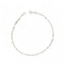 TONOZELEIRA ELO OVAL TRABALHADA PRATA 925 - New prata e cia