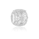 BERLOQUE SEPARADOR FLOR CRAVEJADO PRATA 925 - New prata e cia
