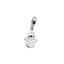 BERLOQUE MAO DE FATIMA ZIRCONIA PRATA 925 - New prata e cia