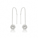 BRINCO REDONDO ZIRCONIA 8MM CORRENTE VENEZIANA - New prata e cia