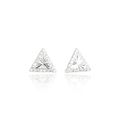 BRINCO TRIANGULO DIAMANTADO COM ZIRCONIA - New prata e cia