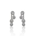 BRINCO 4 ZIRCONIAS INGLESAS - New prata e cia