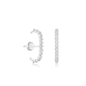 BRINCO EAR HOOK CRAVEJADO - New prata e cia