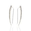 BRINCO EAR CUFF ZIRCONIA G - New prata e cia