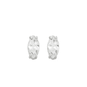 BRINCO ZIRCONIA NAVETE 8MM - New prata e cia