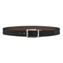 Cinto Couro Masculino 9932 Dupla Face Preto e Moss