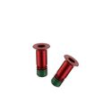 Parafuso Pra Roldana Bicicleta Tk-b514 Aluminio X2 Token