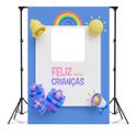 Capa Painel Interativo Para Fotos Vazado Tema Dia das crianças 2243