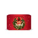 Capa Decorativa para 2 Mesas Quadrada Sublimada Tema Natal Decorações Natalinas 4610