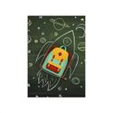 Capa Painel Retangular Sublimado Tema ABC e Foguete 4053
