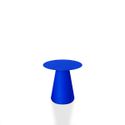 Capa para Mesa Cone Metalizada Lisa Azul 