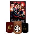 Capa Retangular + Trio Capas Cilindros Sublimados Tema Harry Potter 4109