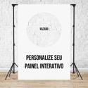 Capa Painel Interativo Para Fotos Vazado Redondo Personalize Seu Tema 
