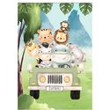 Capa Painel Retangular Sublimado Tema Safari 512