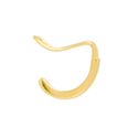 Brinco Piercing De Pressão Ear Hook Semijoia Banho De Ouro 18k