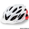 Capacete Absolute Wild Branco e Vermelho