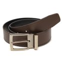 Cinto Social Masculino Dupla Face Preto e Café Pedway