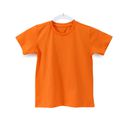 Camiseta Infantil Básica Tangerina