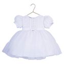 Vestido Batizado Saia Tule e Rendas