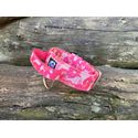 COLEIRA TÁTICA 5cm COM ALÇA camuflado rosa
