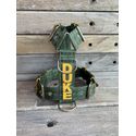 Peitoral universal personalizado poliéster premium militar com nome em amarelo petróleo